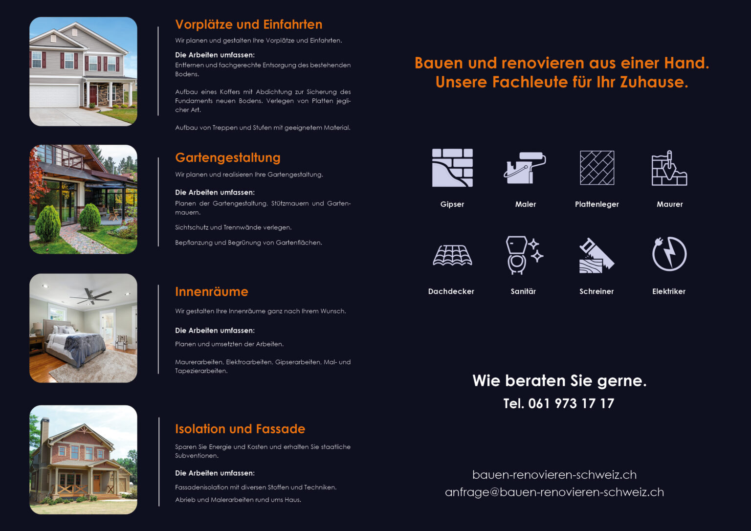 Bauen renovieren - flyer A5 - 72