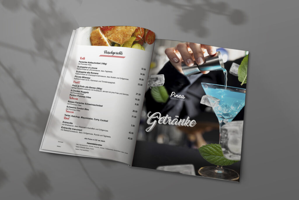 Two A4 sheets magazine